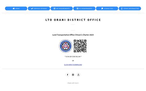 lto orani district office photos